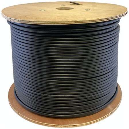 Add-On 1000Ft Non-Term Black Cat6A Patch Cbl ADD-CAT6A1KFRSD-BK